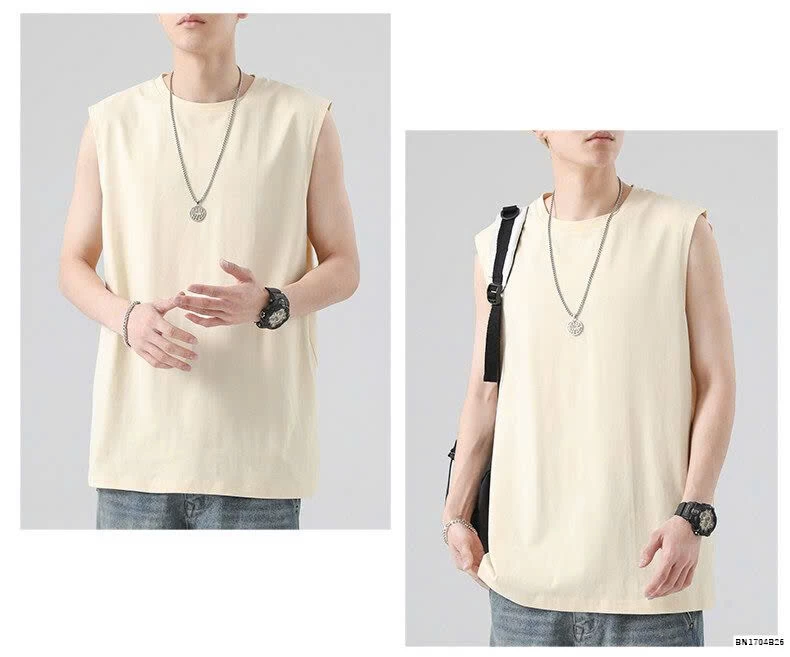 ÁO COTTON SÁT NÁCH NAM