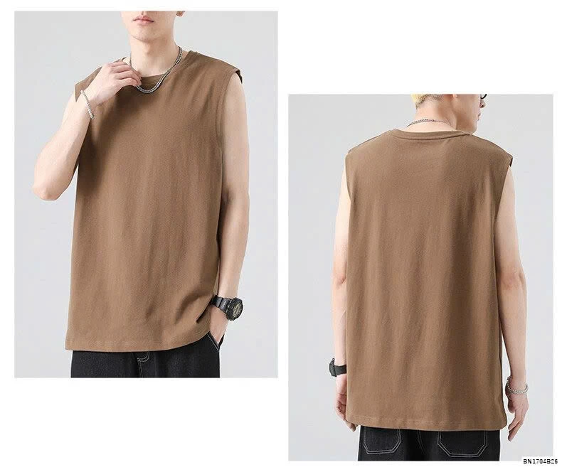 ÁO COTTON SÁT NÁCH NAM