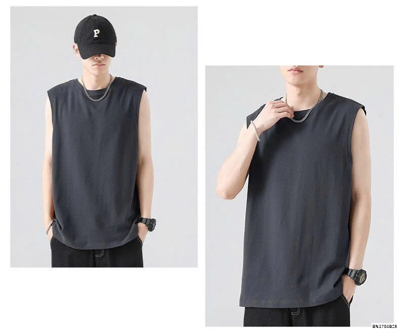 ÁO COTTON SÁT NÁCH NAM