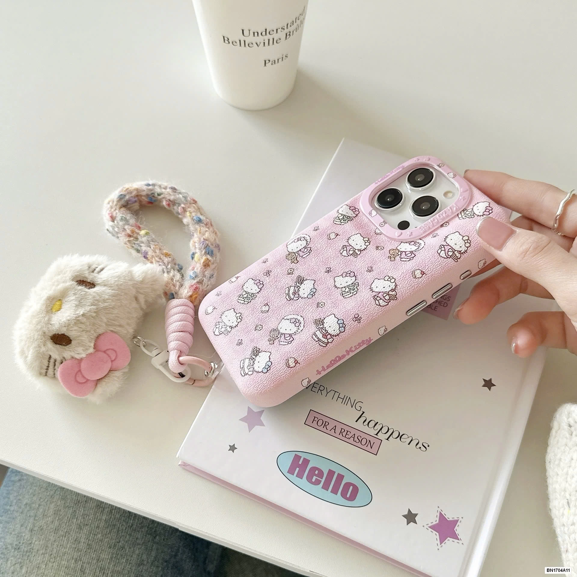 ỐP ĐT KITTY KÈM MÓC