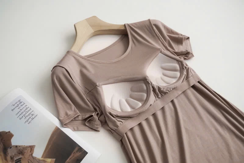 ÁO THUN MỀM MẶC NHÀ KÈM ĐỆM NGỰC