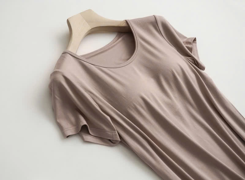 ÁO THUN MỀM MẶC NHÀ KÈM ĐỆM NGỰC