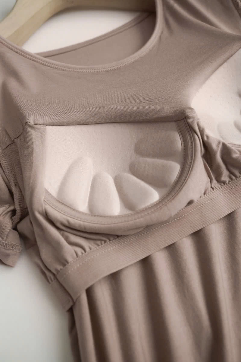 ÁO THUN MỀM MẶC NHÀ KÈM ĐỆM NGỰC