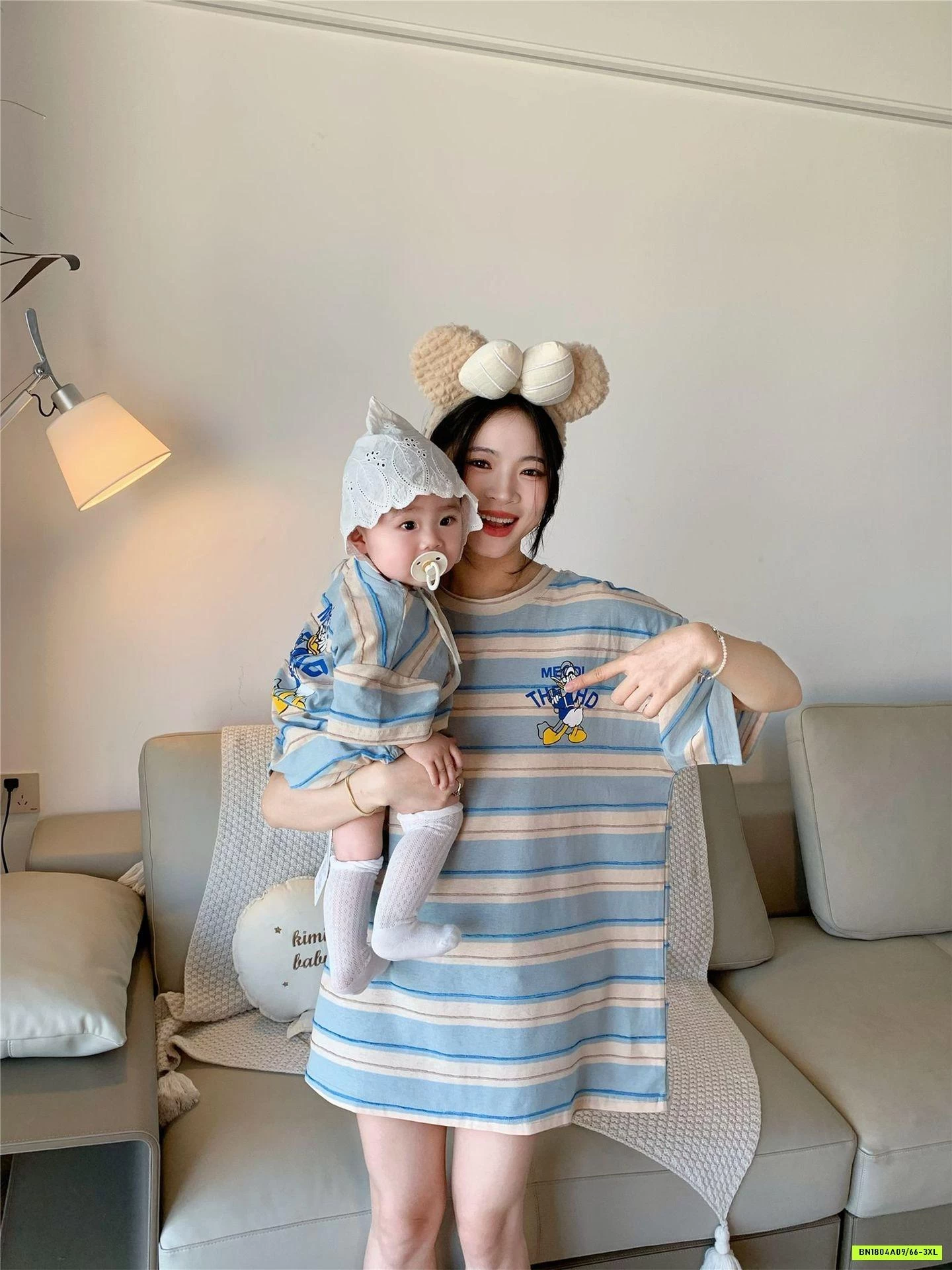 ÁO KẺ GIA ĐÌNH VỊT DONAL