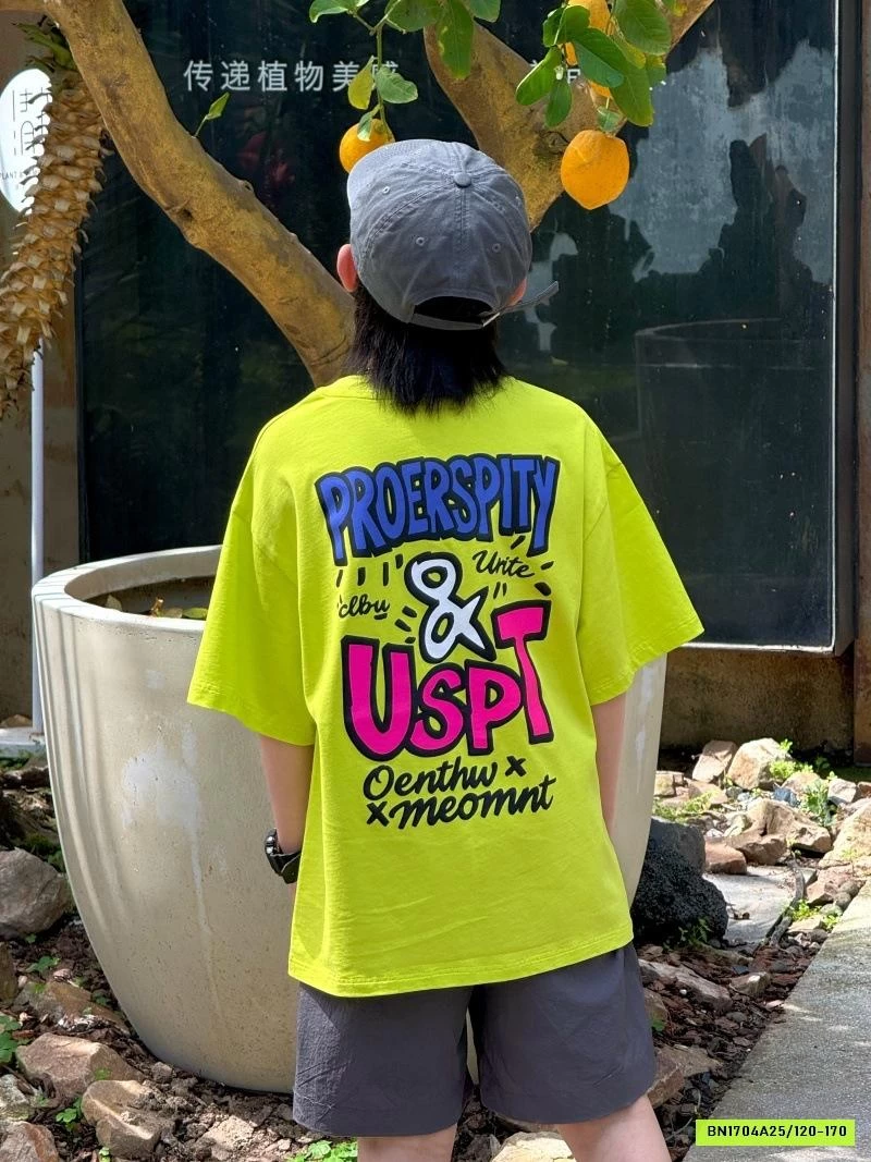 ÁO THUN USPT MÀU NEON CÁ TÍNH