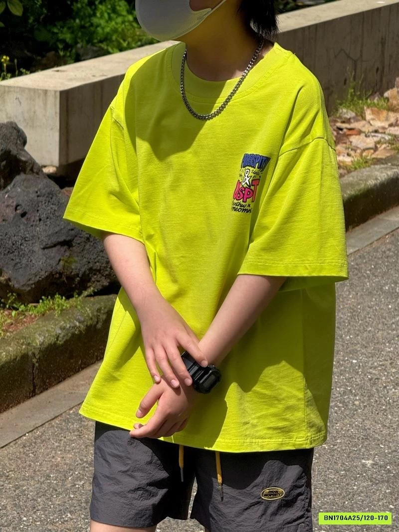 ÁO THUN USPT MÀU NEON CÁ TÍNH