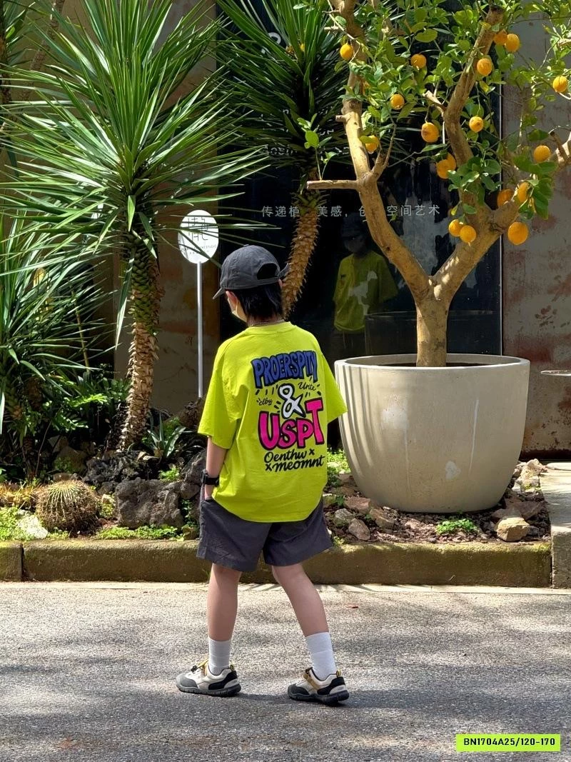 ÁO THUN USPT MÀU NEON CÁ TÍNH