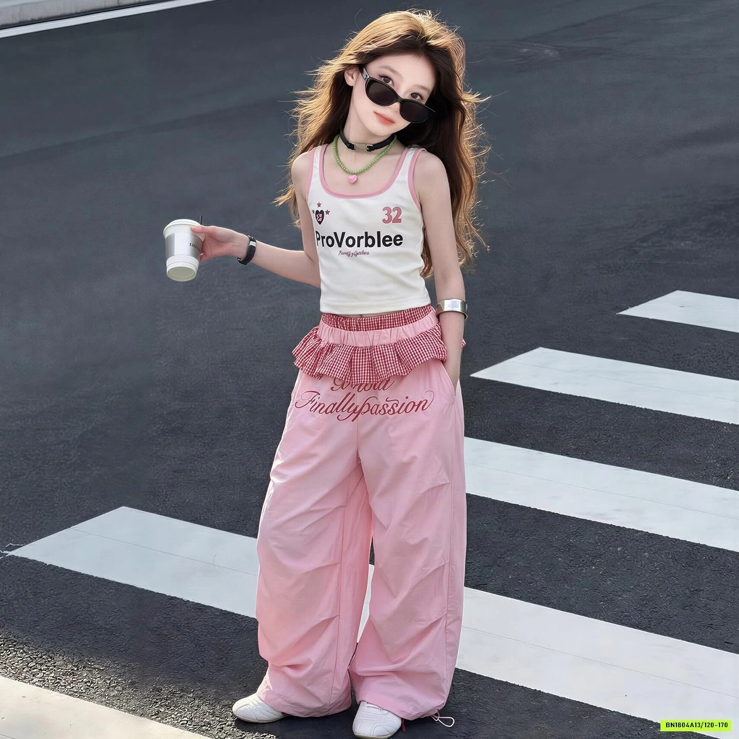 ÁO SÁT NÁCH MIX QUẦN GIÓ SUÔNG HỒNG