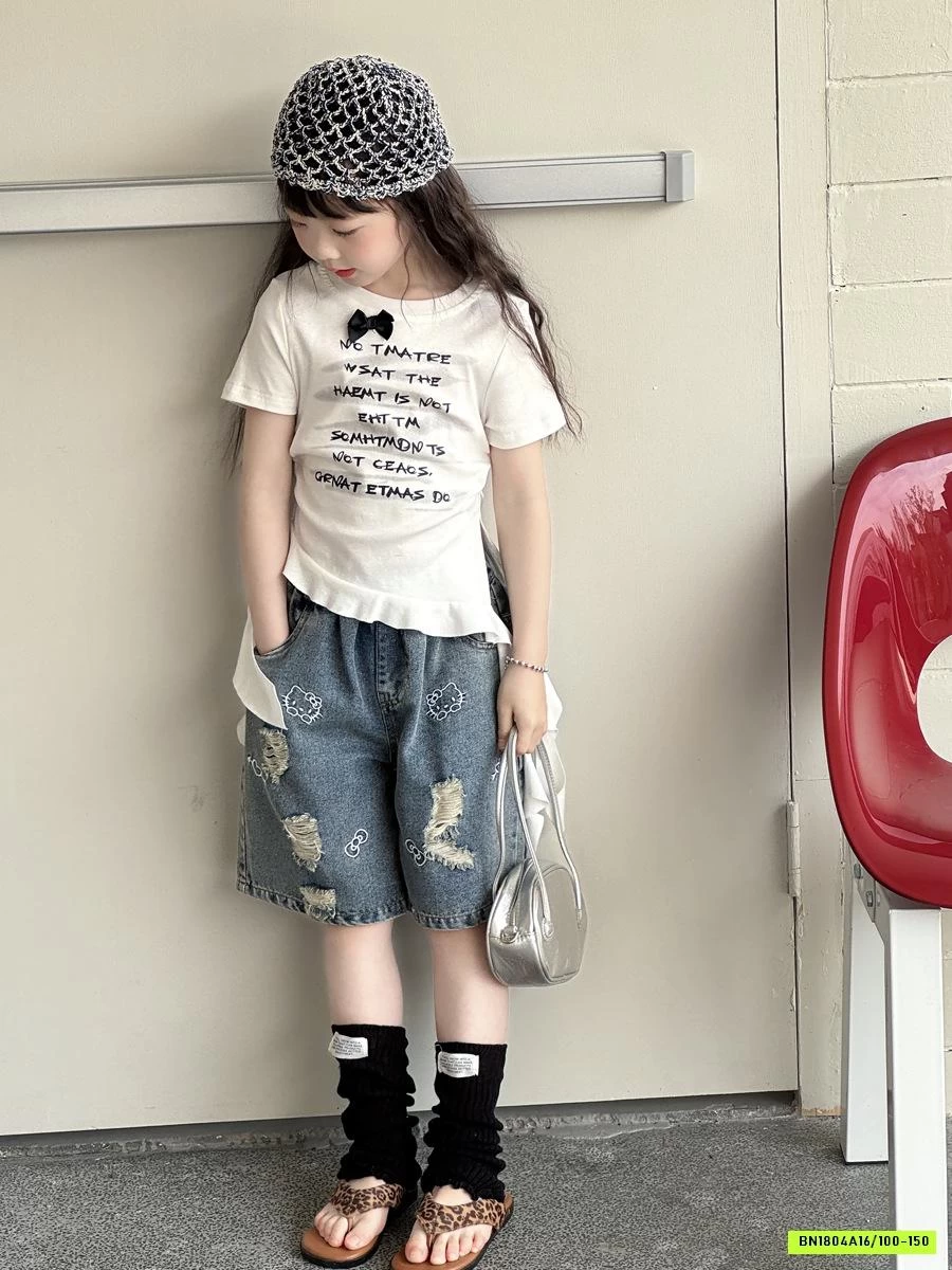 ÁO THUN VẠT TUA RUA YUKIDS