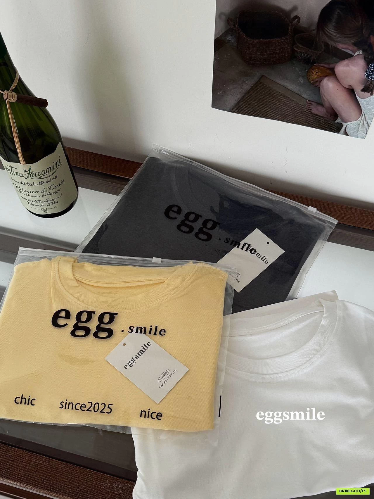 ÁO THUN RÚT EO EGGSMILE