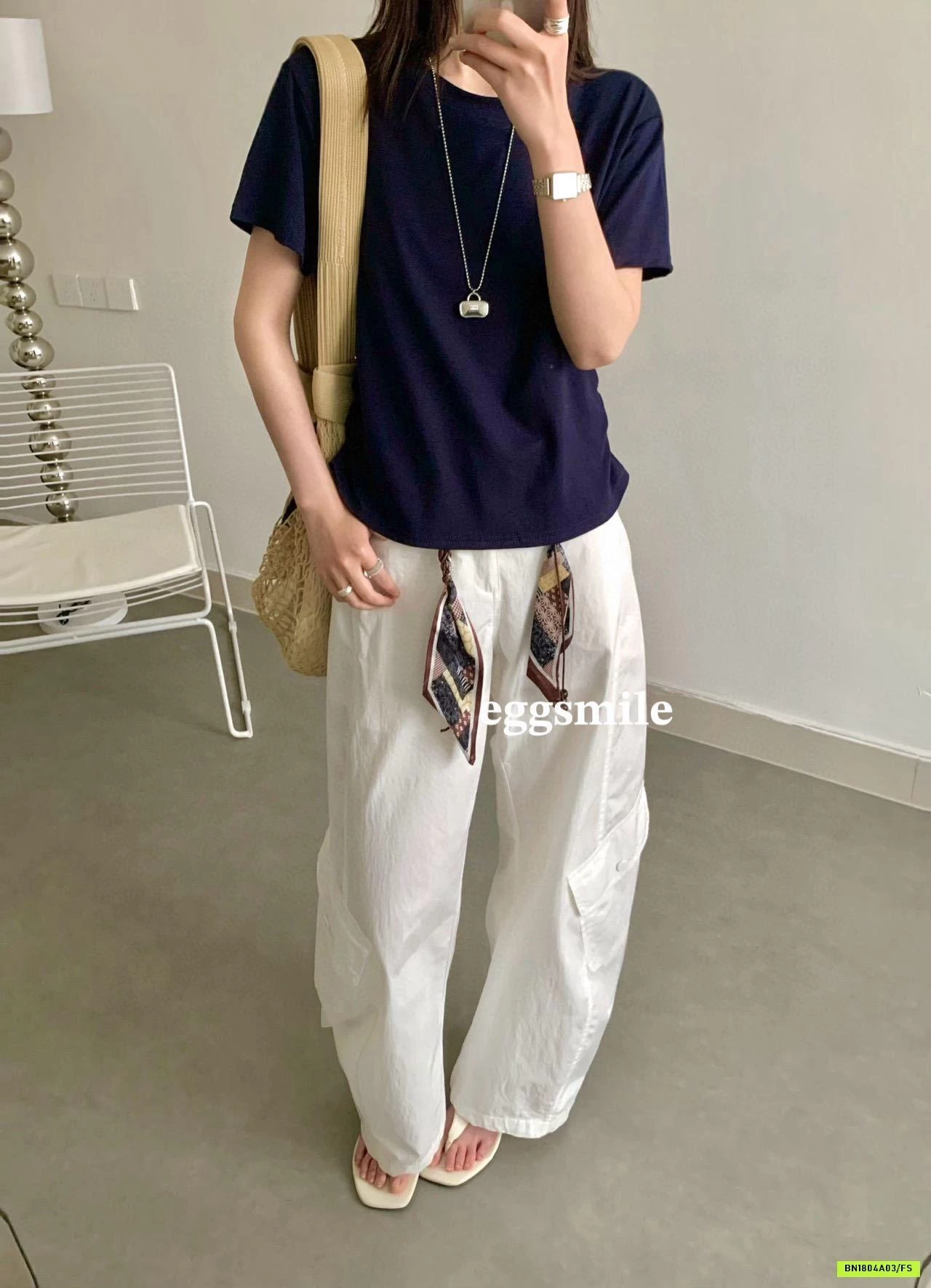 ÁO THUN RÚT EO EGGSMILE