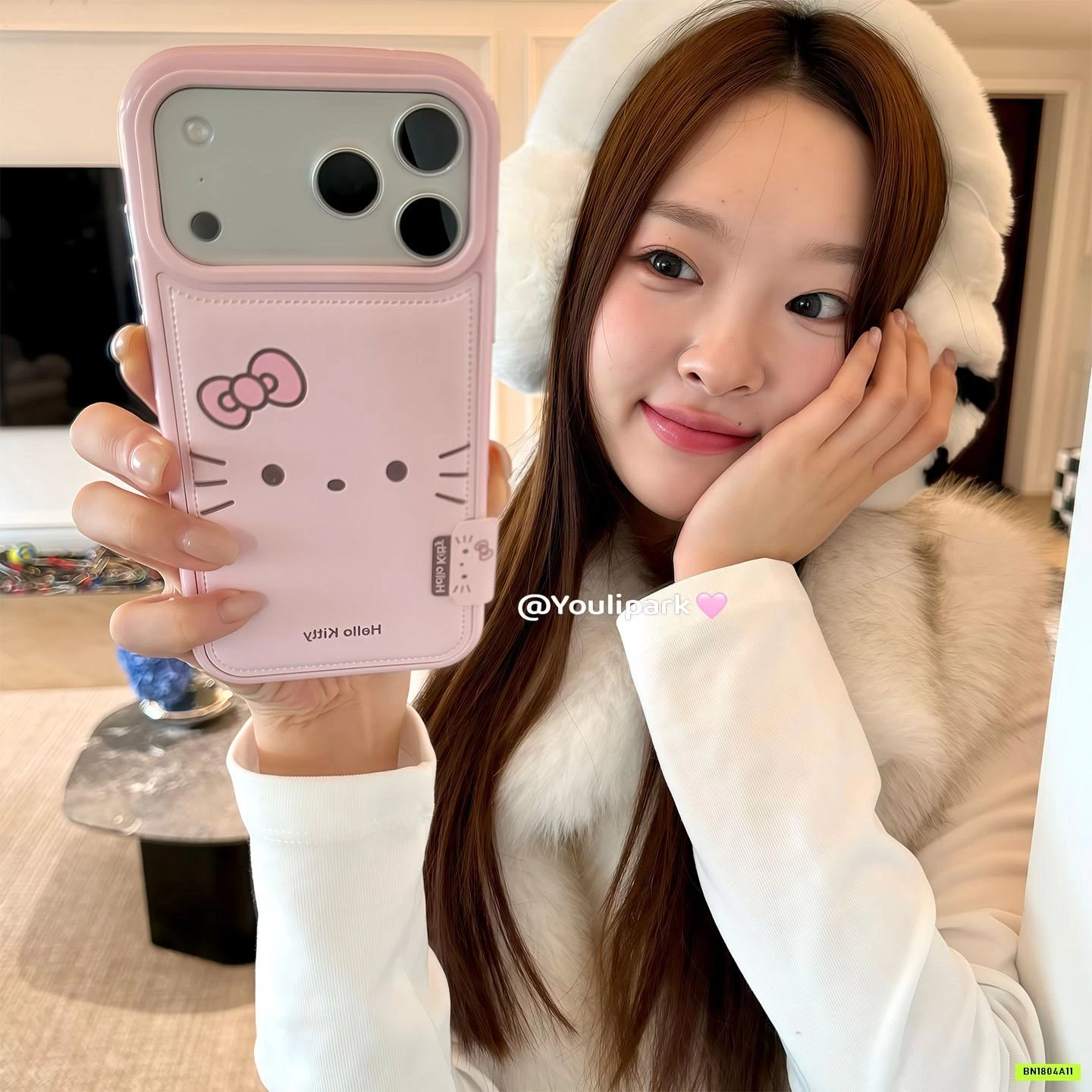 ỐP ĐIỆN THOẠI KITTY HỒNG