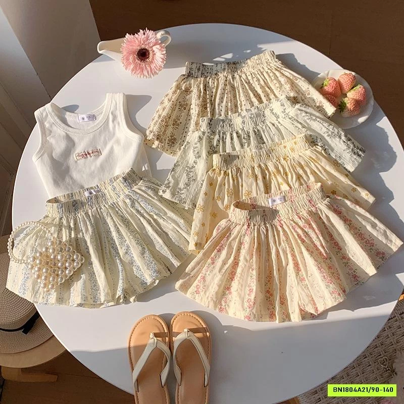 QUẦN GIẢ VÁY HOA NHÍ