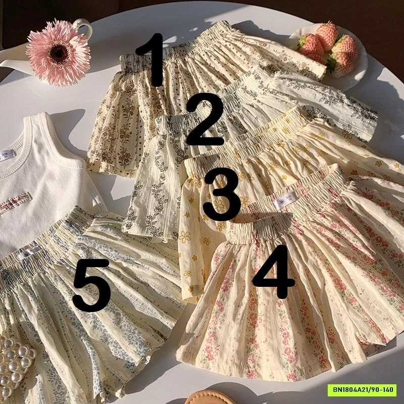 QUẦN GIẢ VÁY HOA NHÍ