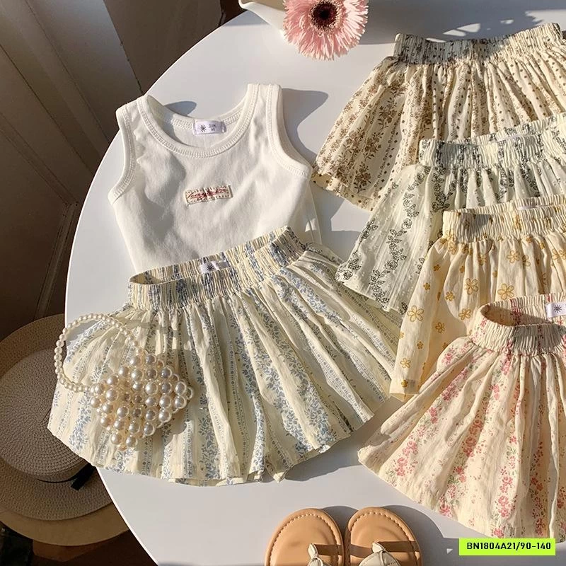 QUẦN GIẢ VÁY HOA NHÍ