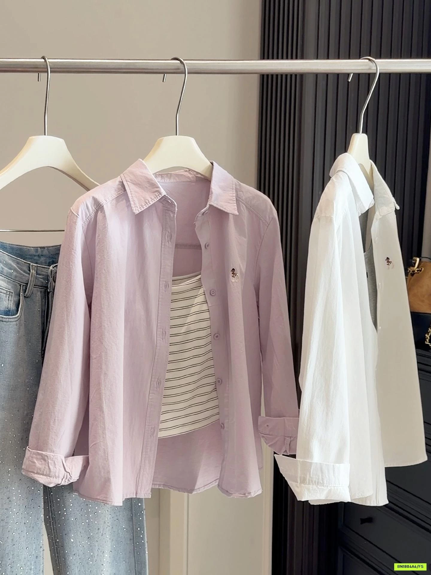 SƠ MI KHÔ HÀN THÊU LOGO ANNA