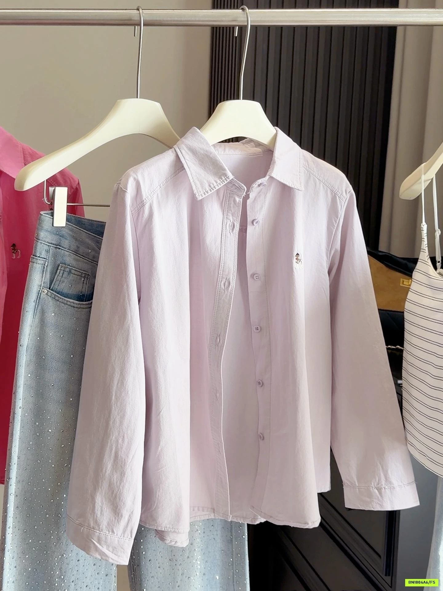 SƠ MI KHÔ HÀN THÊU LOGO ANNA