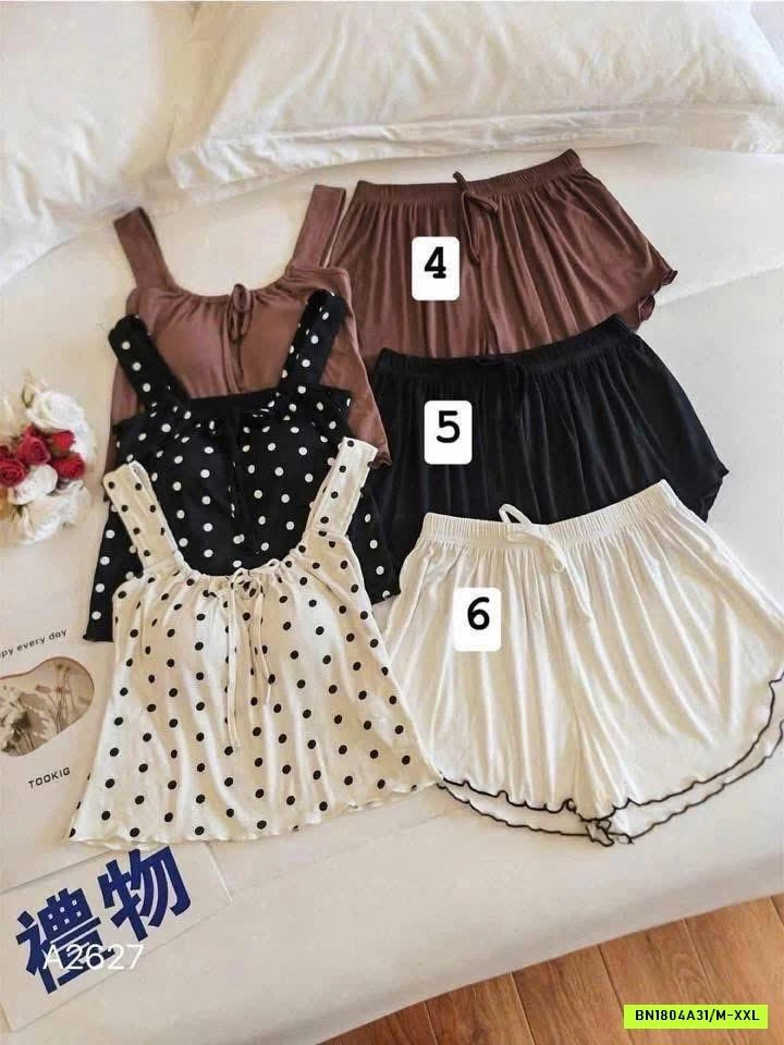 BỘ NGỦ 2 DÂY KÈM BRA