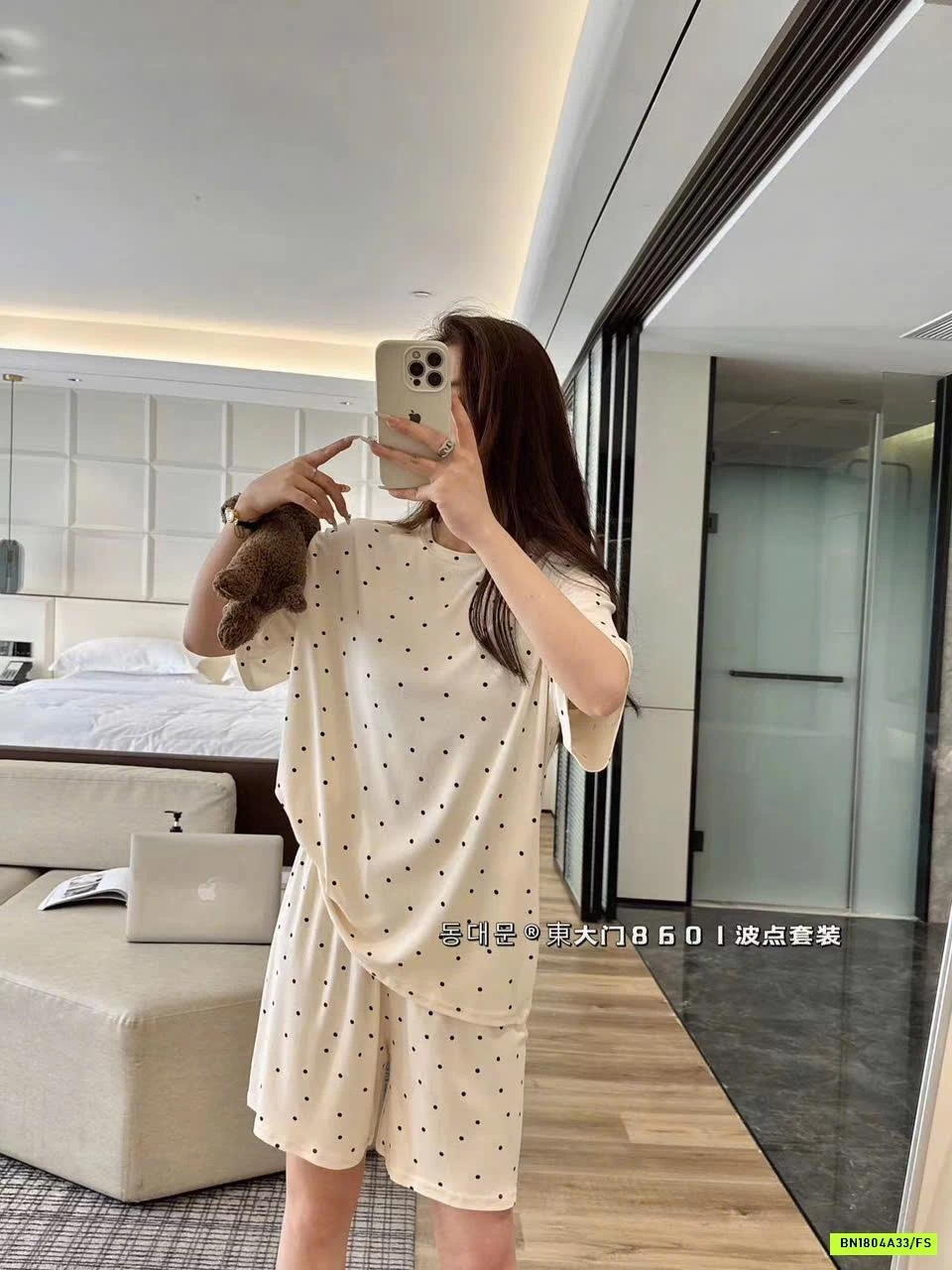 BỘ MẶC NHÀ CHẤM BI