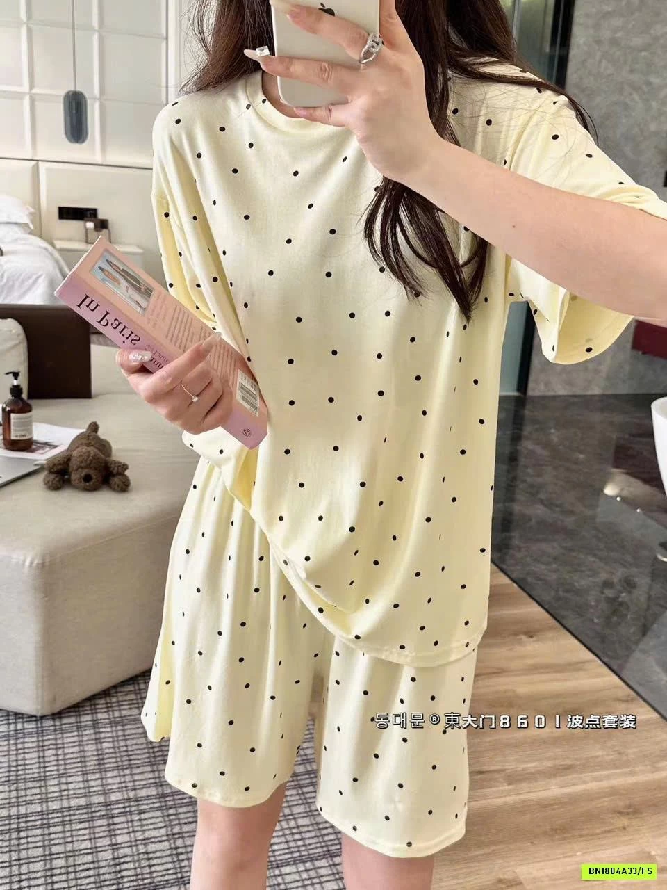 BỘ MẶC NHÀ CHẤM BI