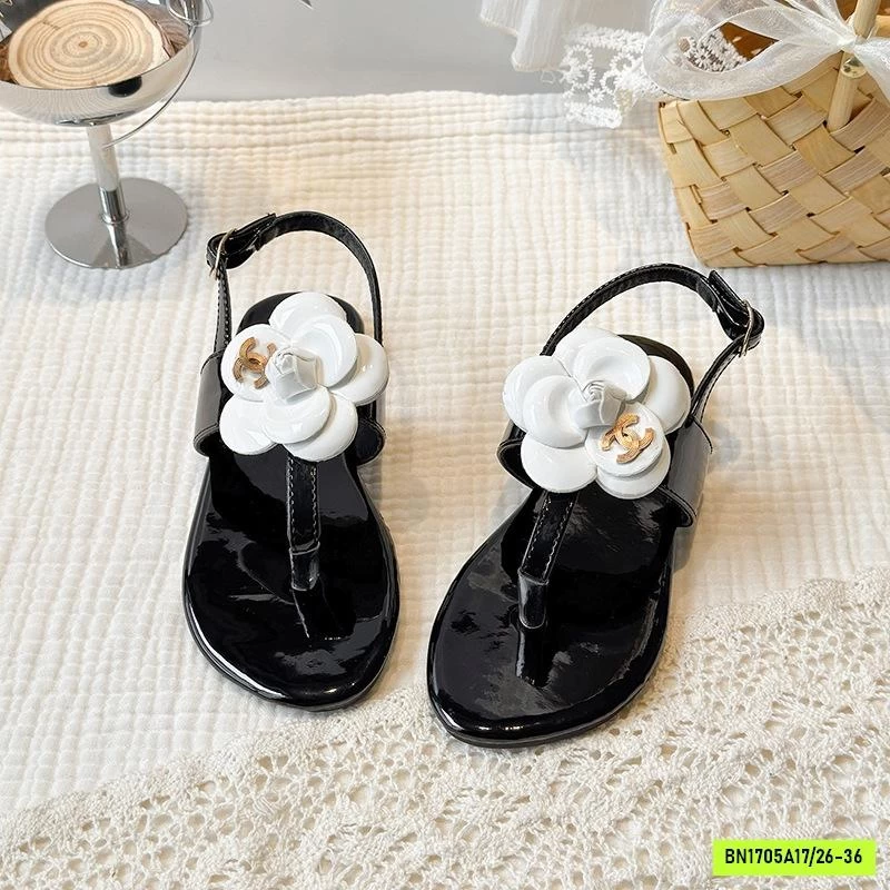 SANDAL XỎ NGÓN HOA TRÀ CHO BÉ