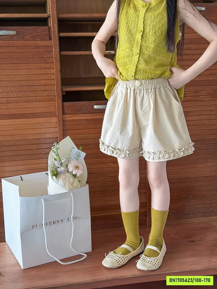 QUẦN SHORT VIỀN BÈO 26B066 AMBB