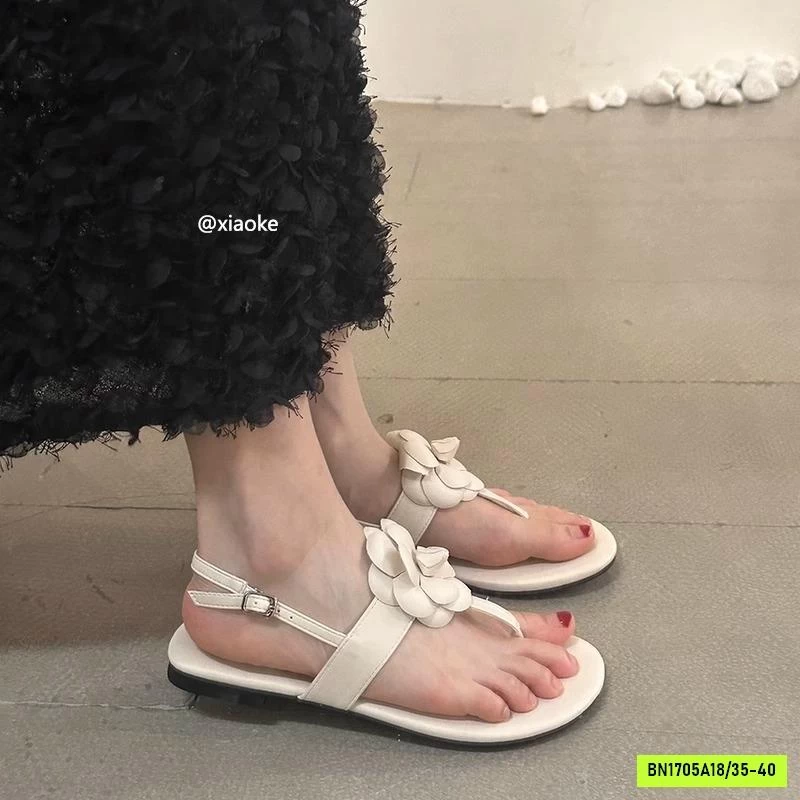 SANDAL XỎ NGÓN HOA TRÀ NỮ