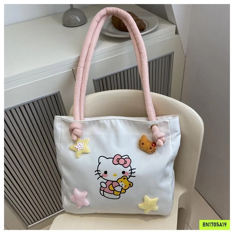 TÚI TOTE ĐEO VAI KITTY DỄ THƯƠNG