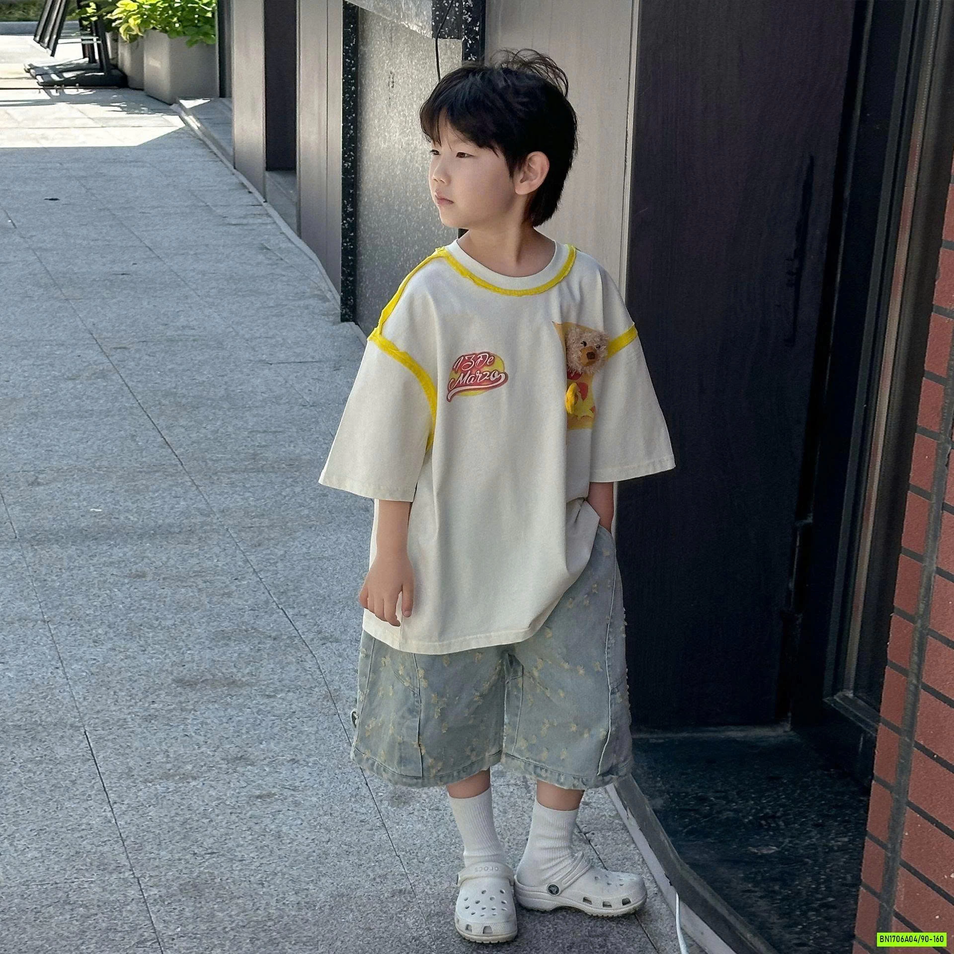 ÁO THUN GẮN GẤU