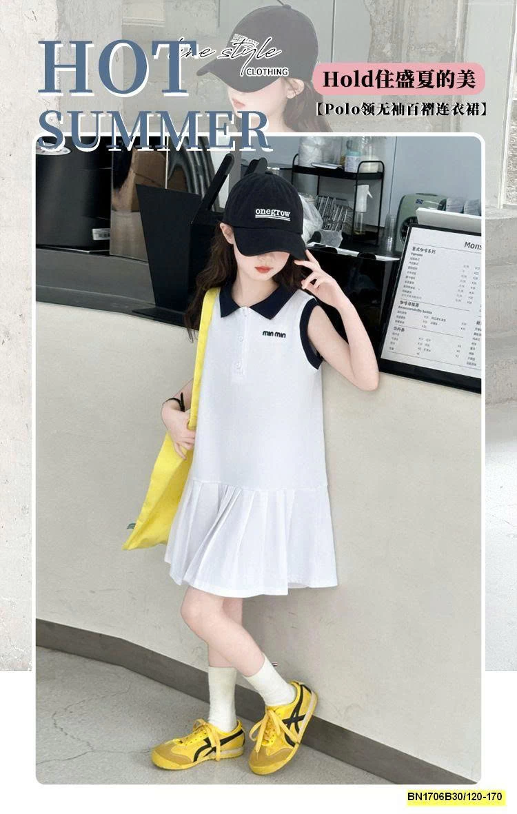 ĐẦM POLO XẾP LY