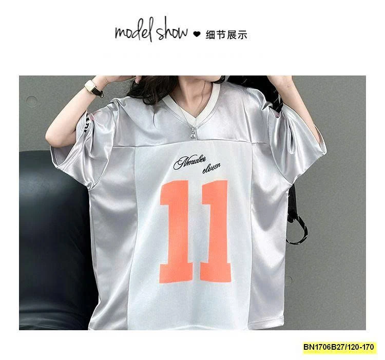 SÉT ÁO THUN BẠC SỐ 11 MIX QUẦN JEAN IN HÌNH