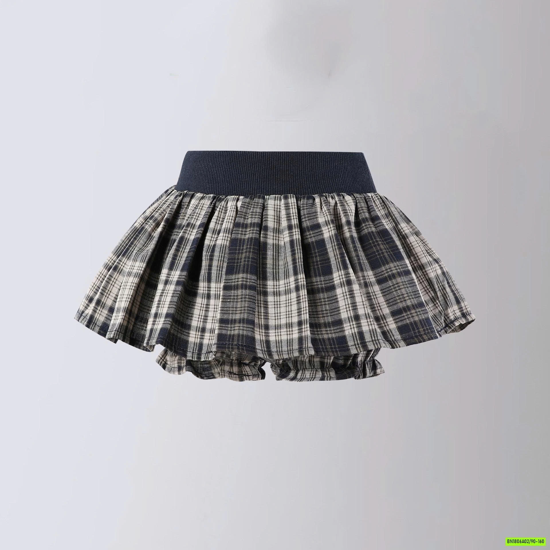 ÁO THUN MÈO MIX QUẦN VÁY CARO