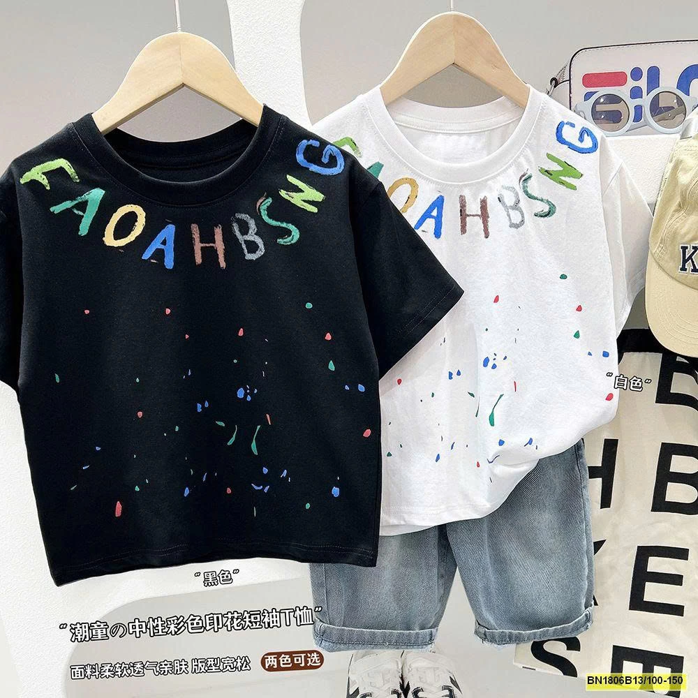 ÁO THUN CHỮ VẢY SƠN KACADY