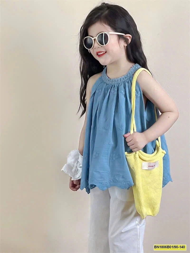 SET ÁO YẾM MIX QUẦN ỐNG SUÔNG BG