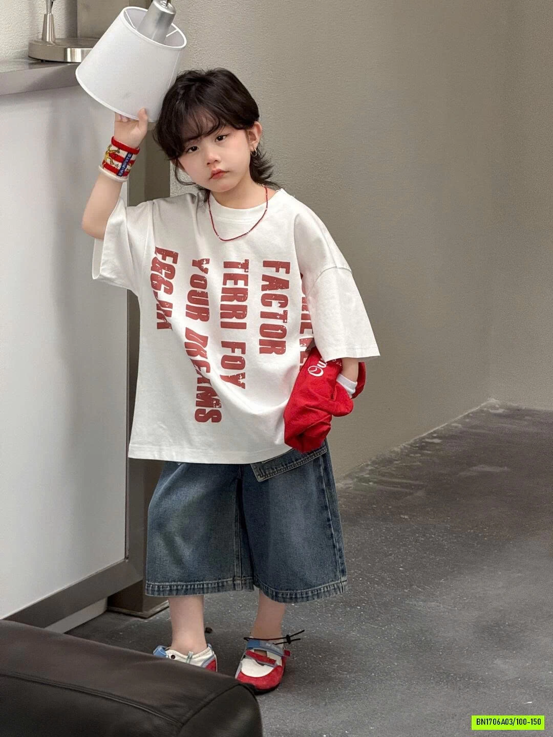 ÁO THUN CHỮ MIX SHORT JEANS