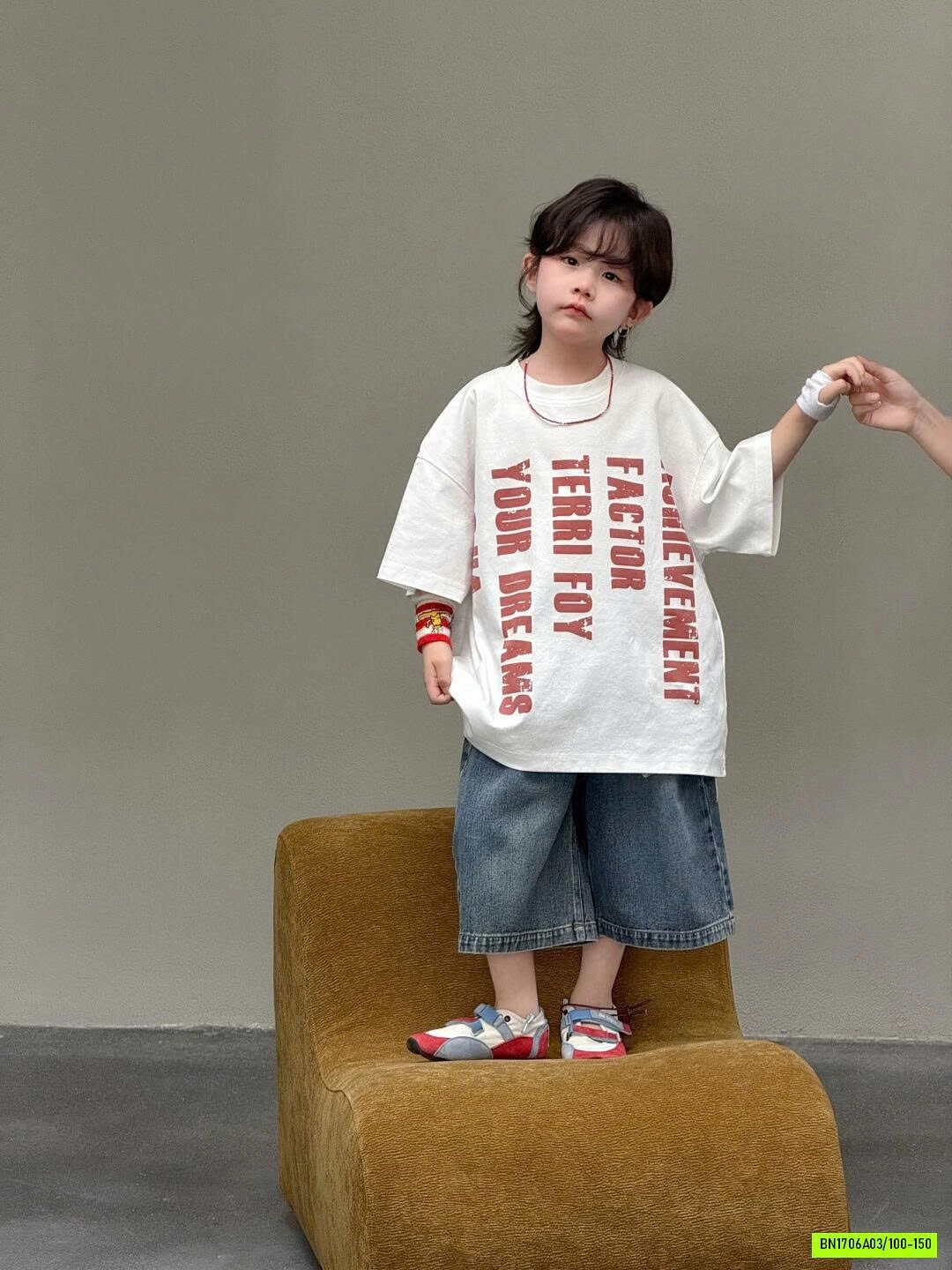 ÁO THUN CHỮ MIX SHORT JEANS