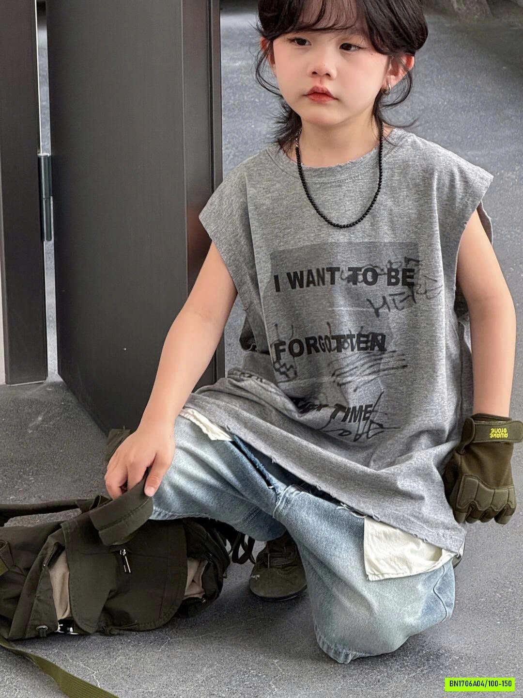 TANKTOP XÁM IN CHỮ