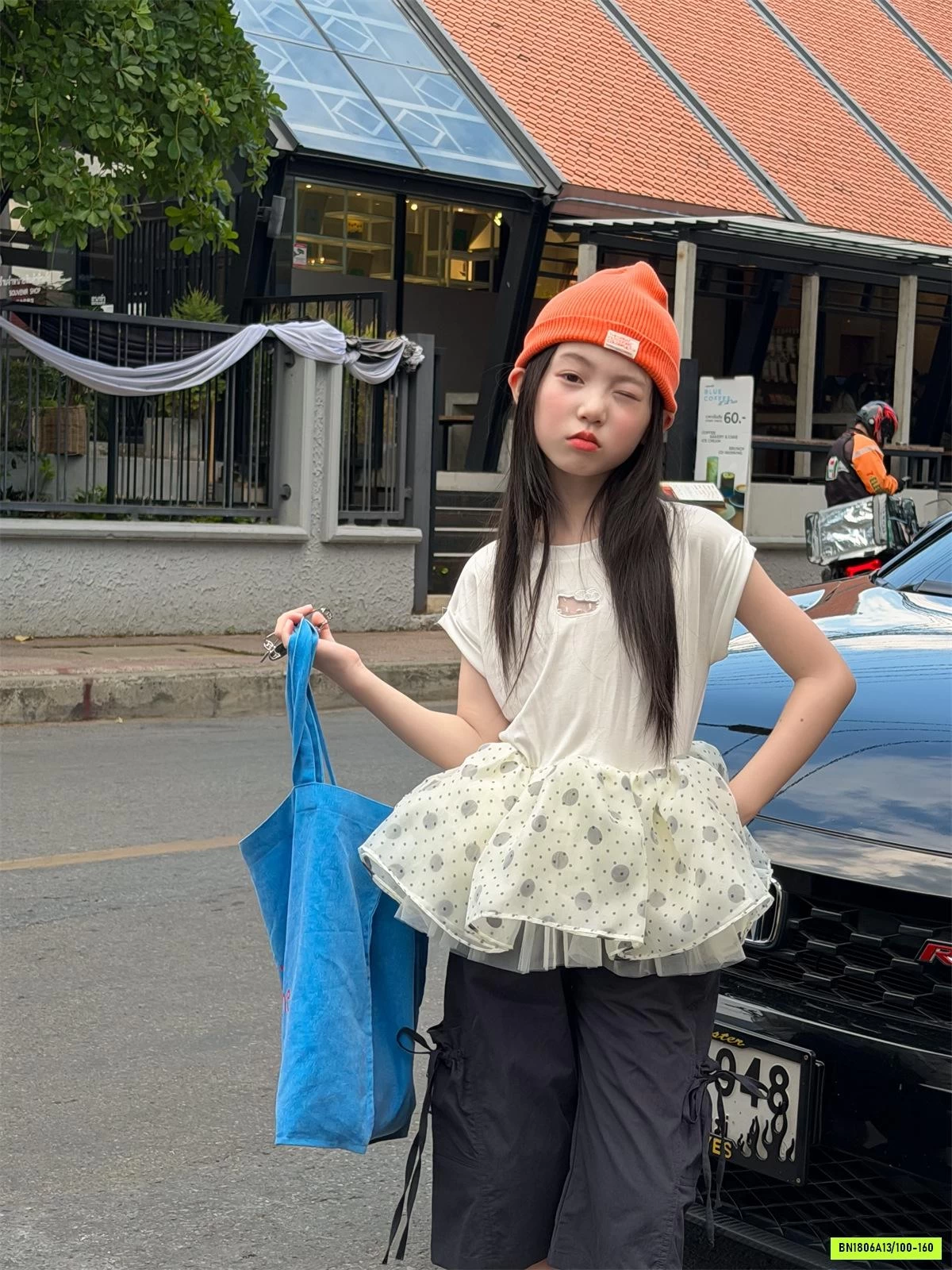 ÁO THUN PHỐI VOAN BỒNG BÀNH BÈO