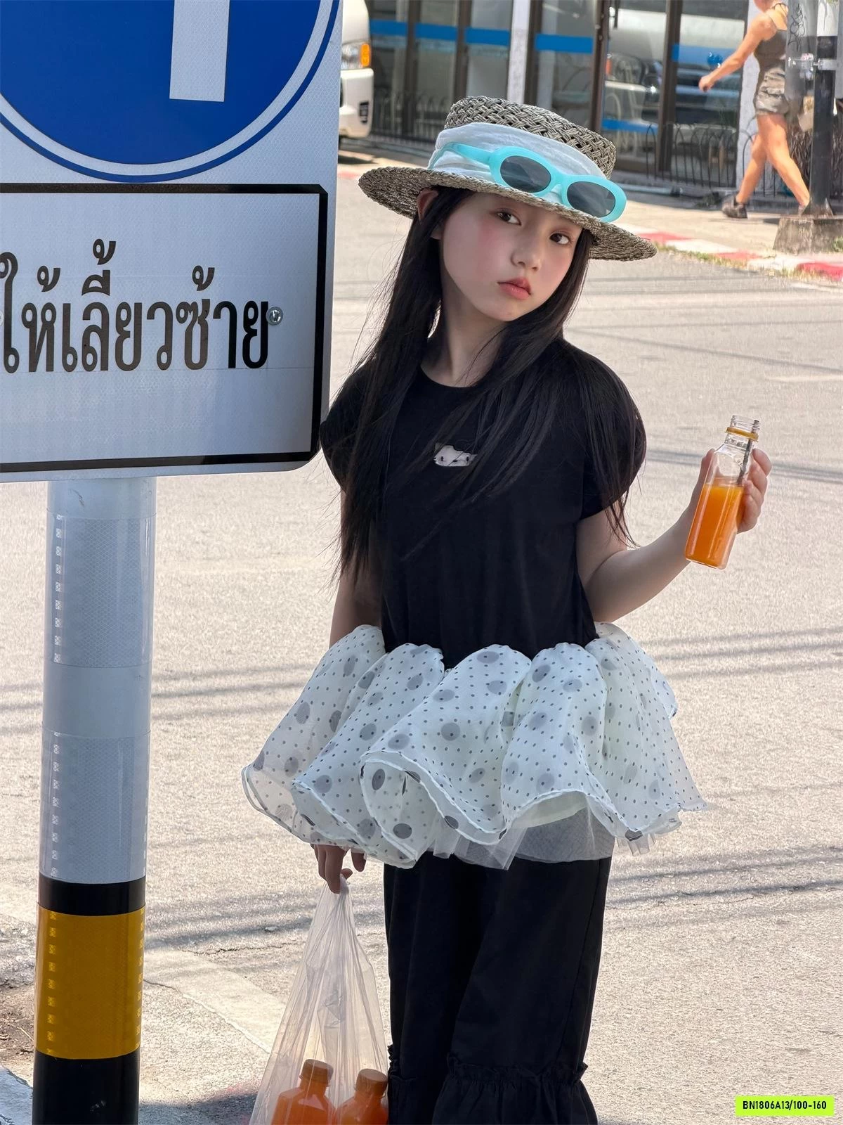 ÁO THUN PHỐI VOAN BỒNG BÀNH BÈO