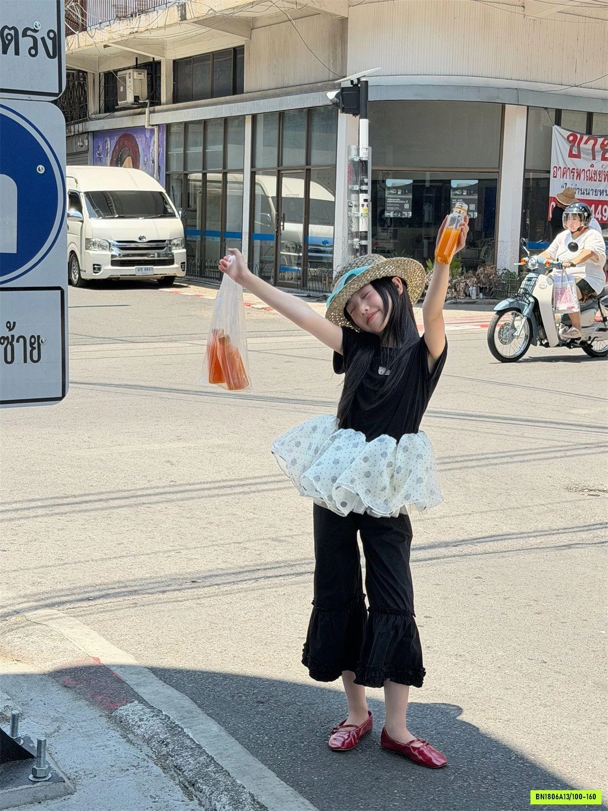 ÁO THUN PHỐI VOAN BỒNG BÀNH BÈO