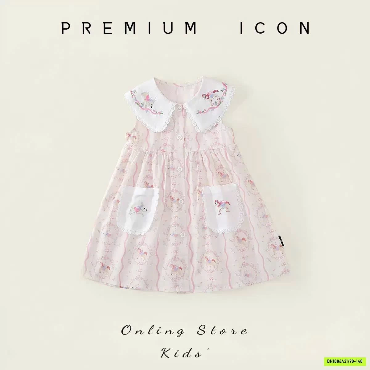 ĐẦM NƠ CỔ SEN PREMIUM