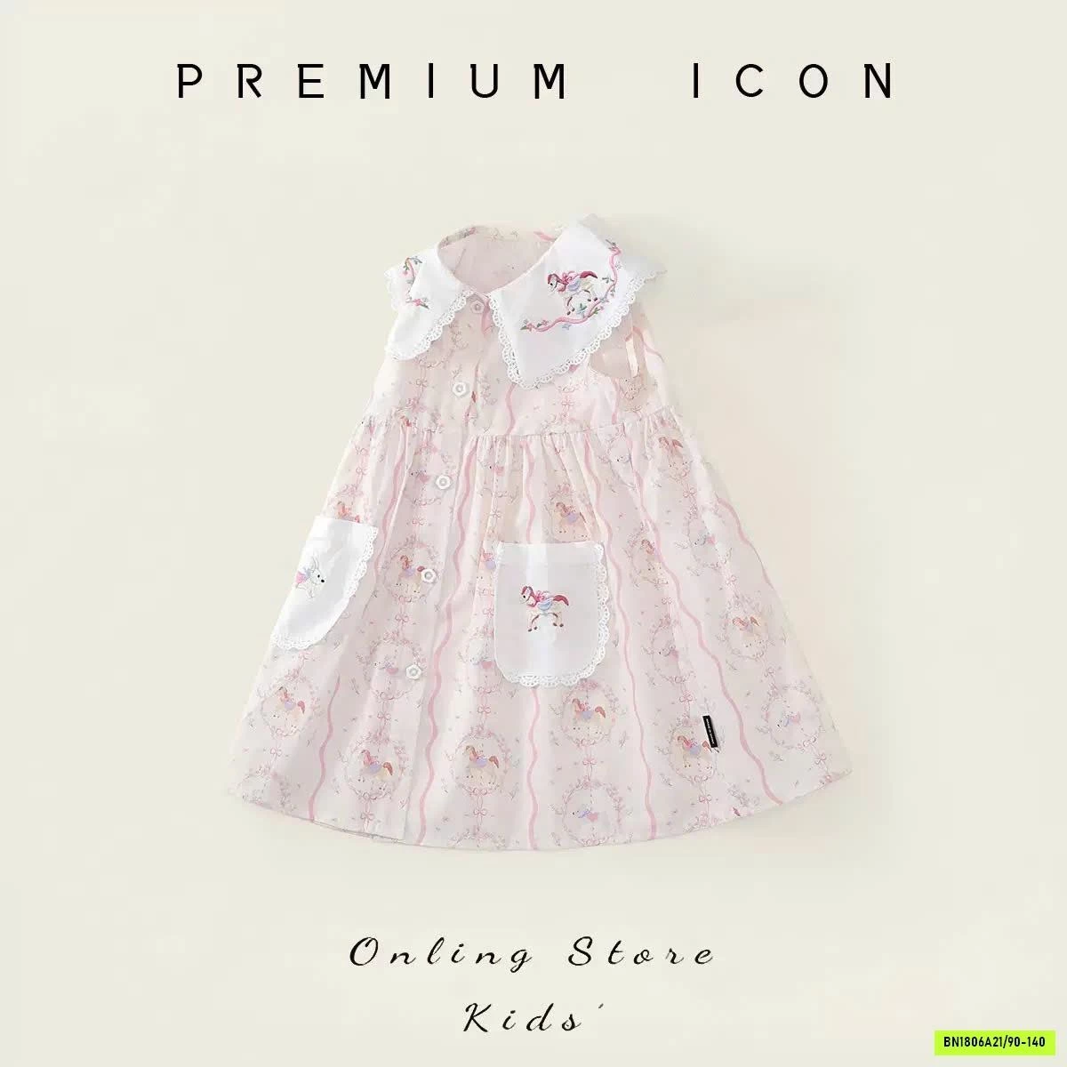 ĐẦM NƠ CỔ SEN PREMIUM