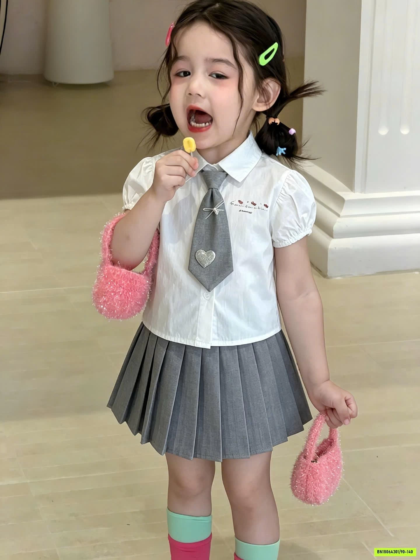 SÉT NỮ SINH XÁM