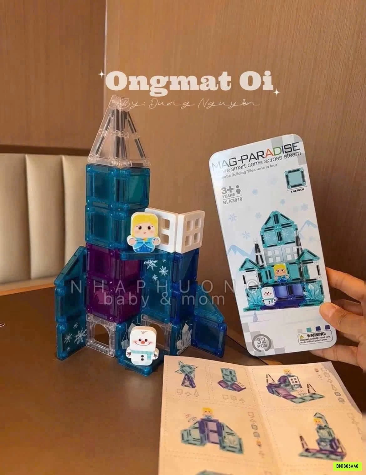 BỘ LEGO NAM CHÂM 35 CHI TIẾT