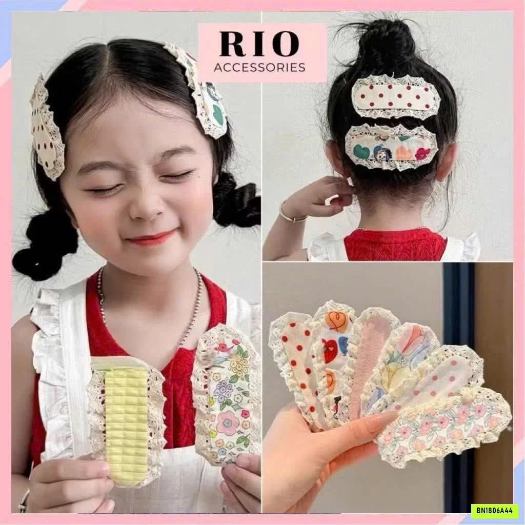 SET 6 MIẾNG DÁN TÓC MÁI CUTE