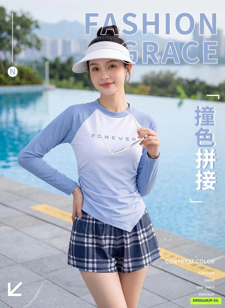 BỘ BƠI LOANG DÀI TAY QUẦN CARO