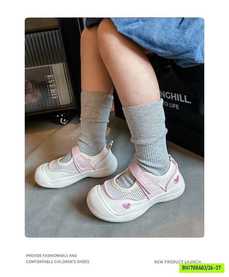 GIÀY LƯỜI THÔNG HƠI BÉ GÁI