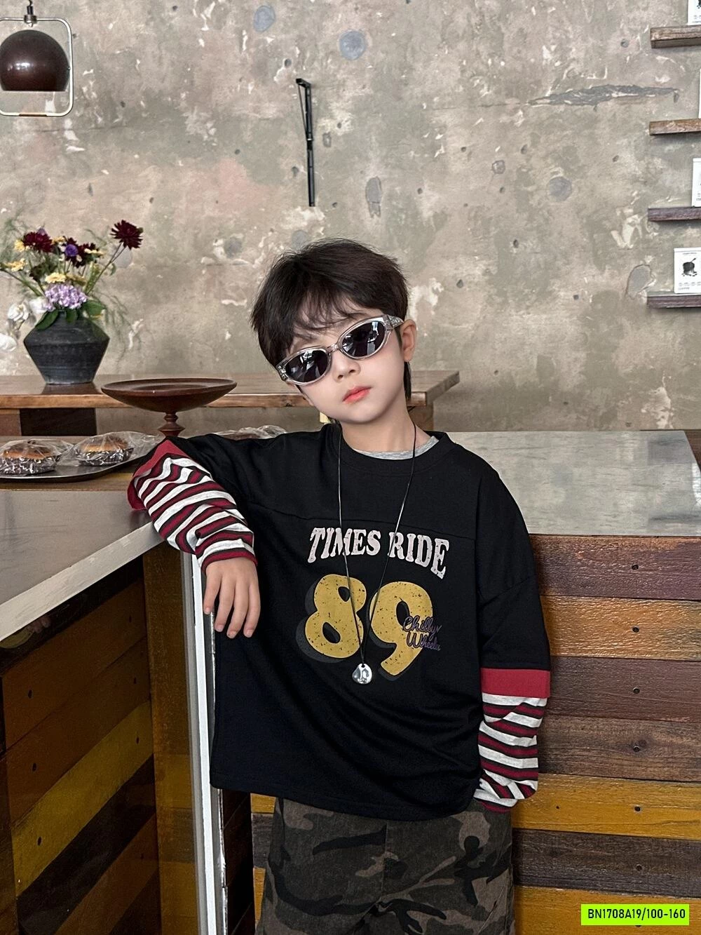 ÁO 2 LỚP TAY KẺ 89 AFTE
