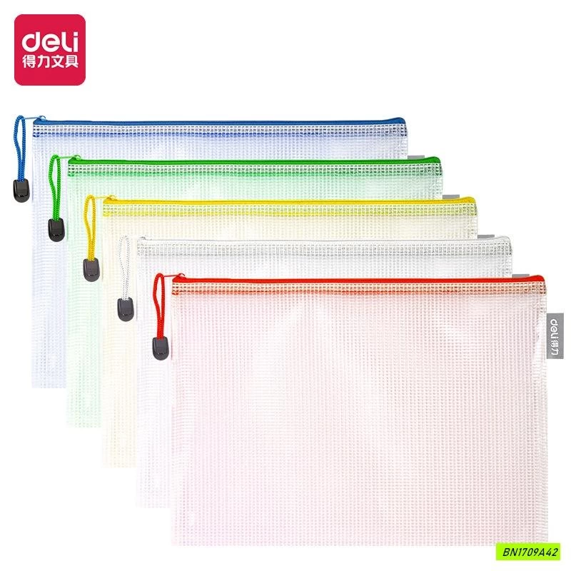 COMBO 5 TÚI LƯỚI KHÓA ZIP ĐỰNG TÀI LIỆU