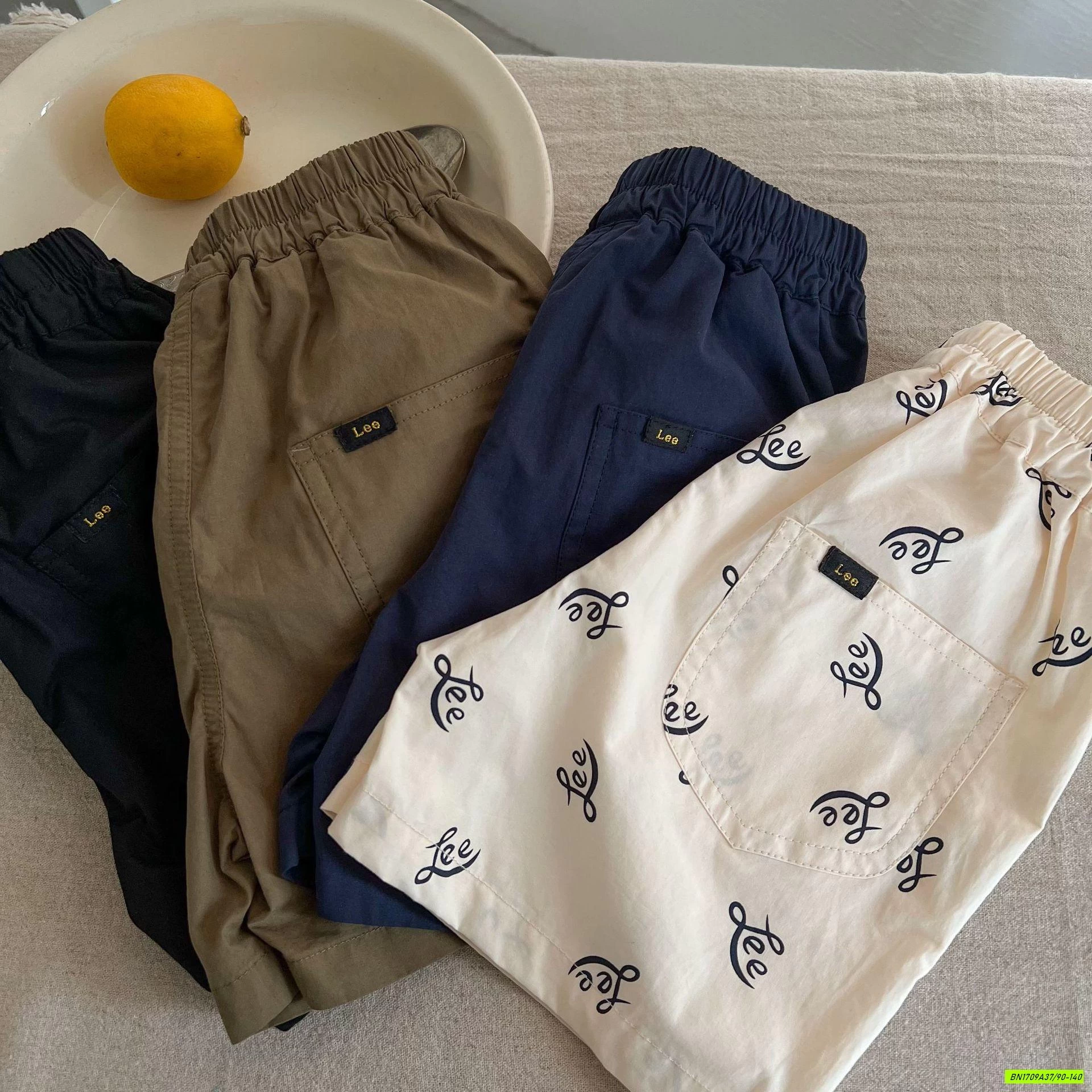 SHORT THÊU CHỮ LEE MMY